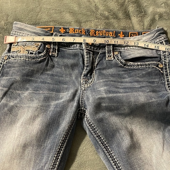Rock Revival Jeans Nancy Cuffed Straight size 29 - Picture 5 of 7